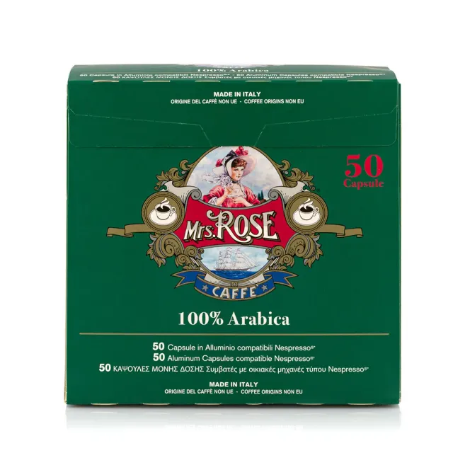 Mokamo Mrs. Rose capsule compatibili Nespresso arabica