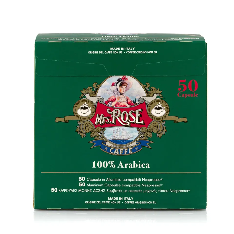 Mokamo Mrs. Rose capsule compatibili Nespresso arabica