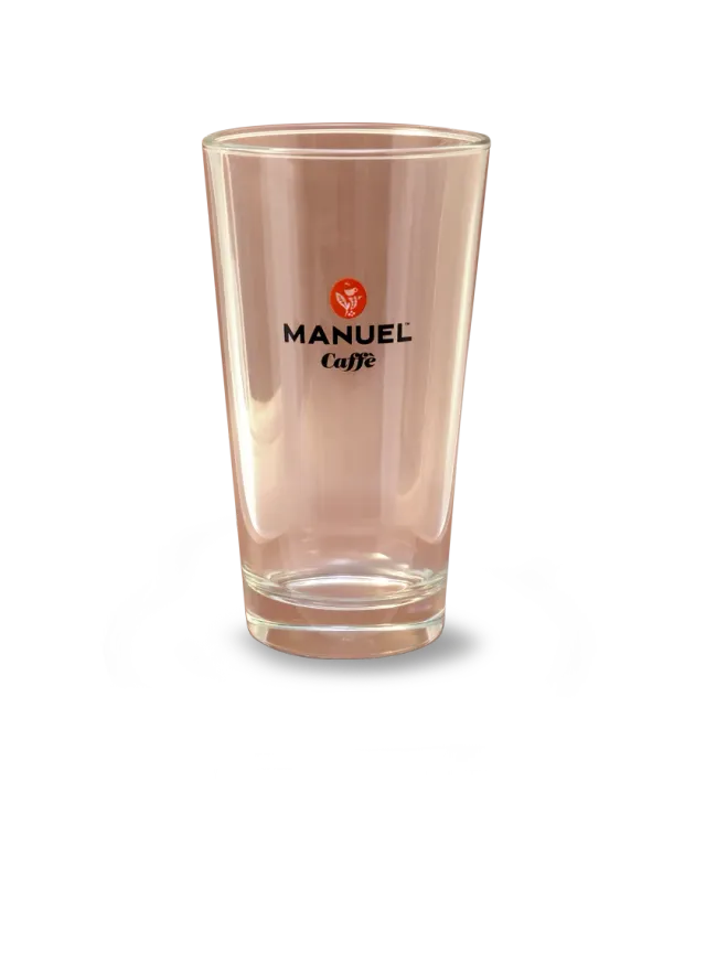 Manuel Caffè bicchiere vetro latte macchiato
