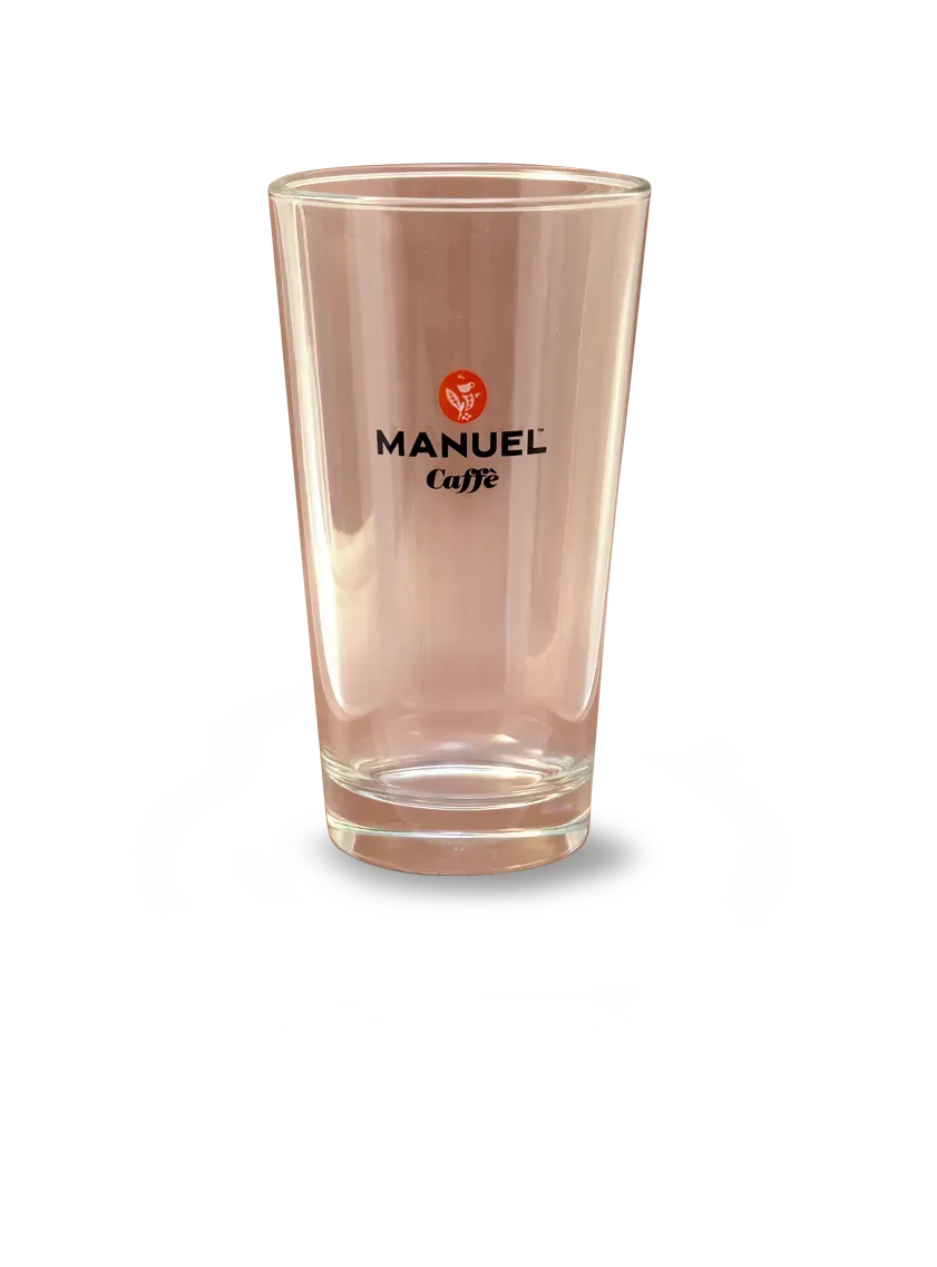 Manuel Caffè bicchiere vetro latte macchiato