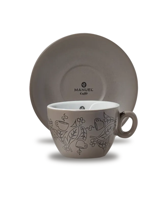 Manuel Caffè Grey tazza cappuccino 165ml collezione