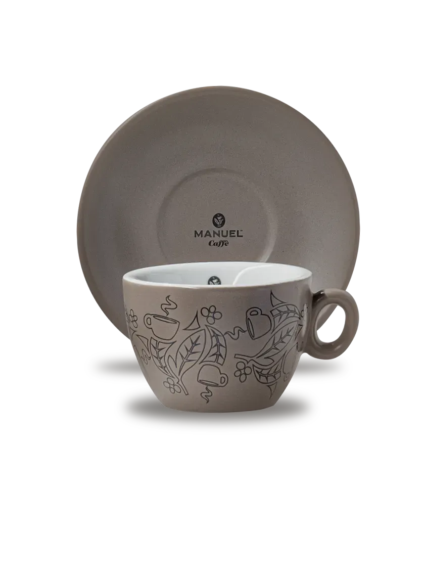 Manuel Caffè Grey tazza cappuccino 165ml collezione