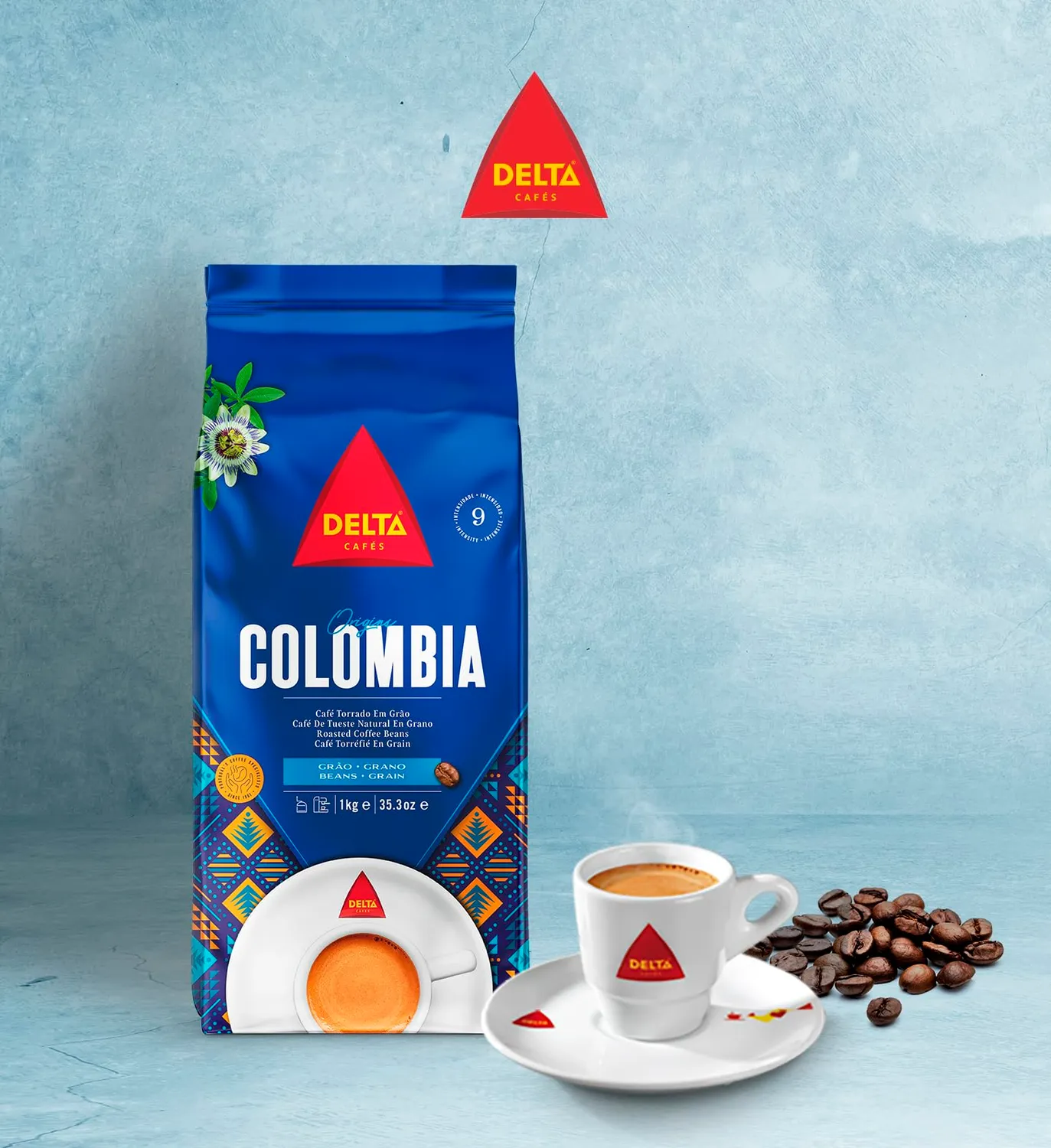 Delta Colombia caffè intensità 9