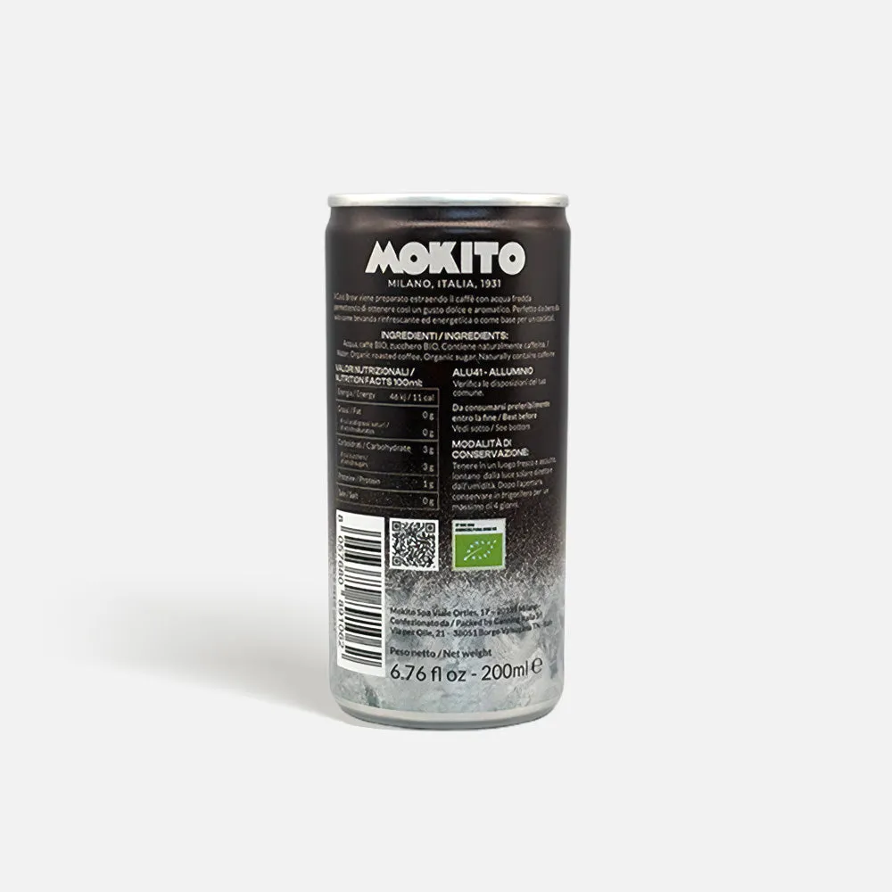 Mokito Cold Brew Coffee bio pronto da bere