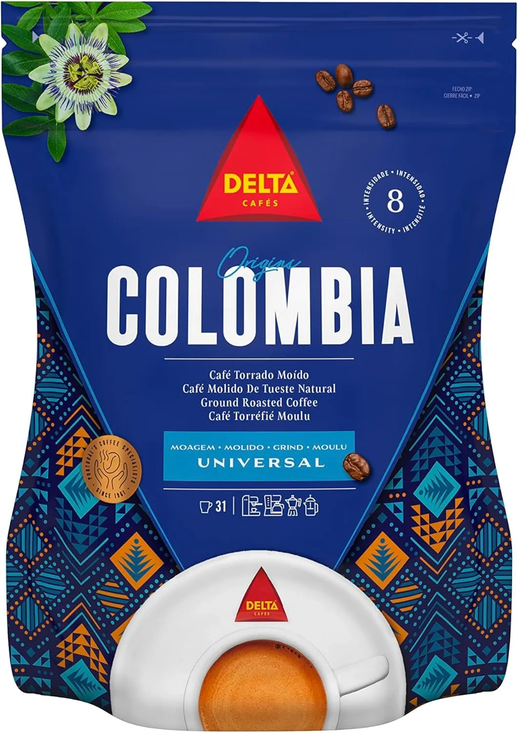 Delta Colombia caffè intensità 9