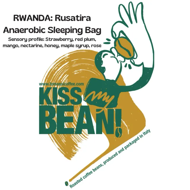 Tommasi Kiss My Beans Rwanda Rusatira Anaerobic Sleeping Bag caffè
