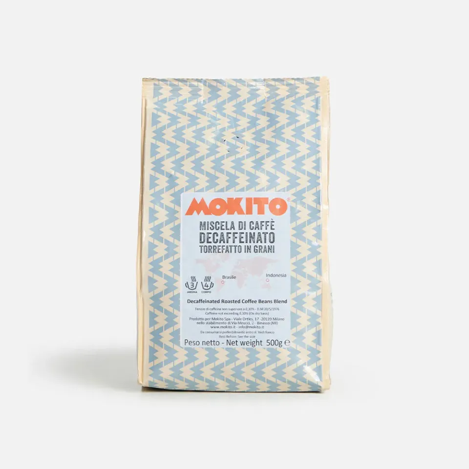 Mokito Miscela Decaffeinato Caffè in Grani 500 g