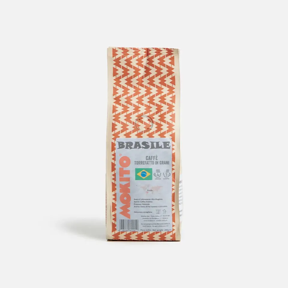 Mokito Monorigine Brasile caffè 200g 100% arabica dolce