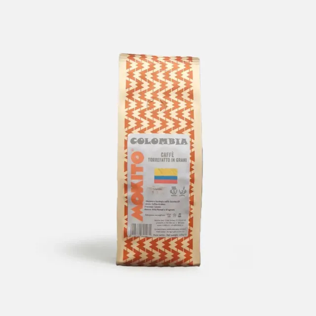 Mokito Colombia Caffè in Grani 200g Arabica Lavato