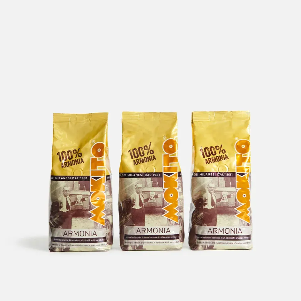 Mokito Armonia caffè in grani pack 3 x 500 g