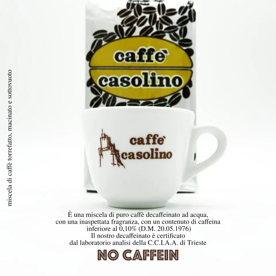 Caffè Casolino No Caffein caffè in grani decaffeinato