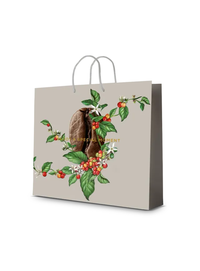 Manuel Caffè Shopper borsa brandizzata
