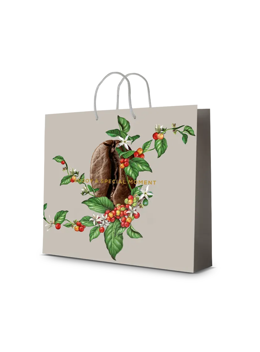 Manuel Caffè Shopper borsa brandizzata