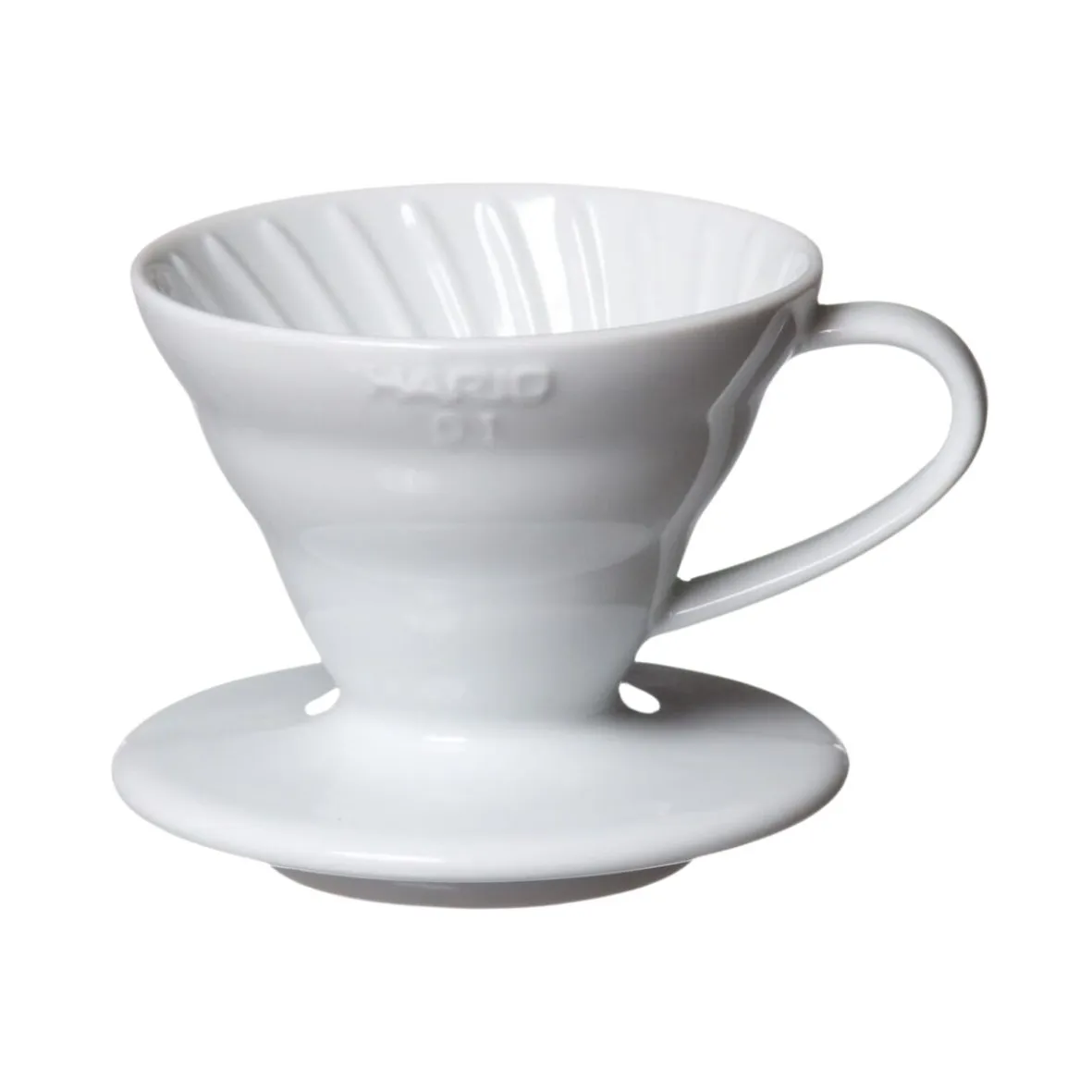Hario V-60 dripper caffè filtro ceramica bianca