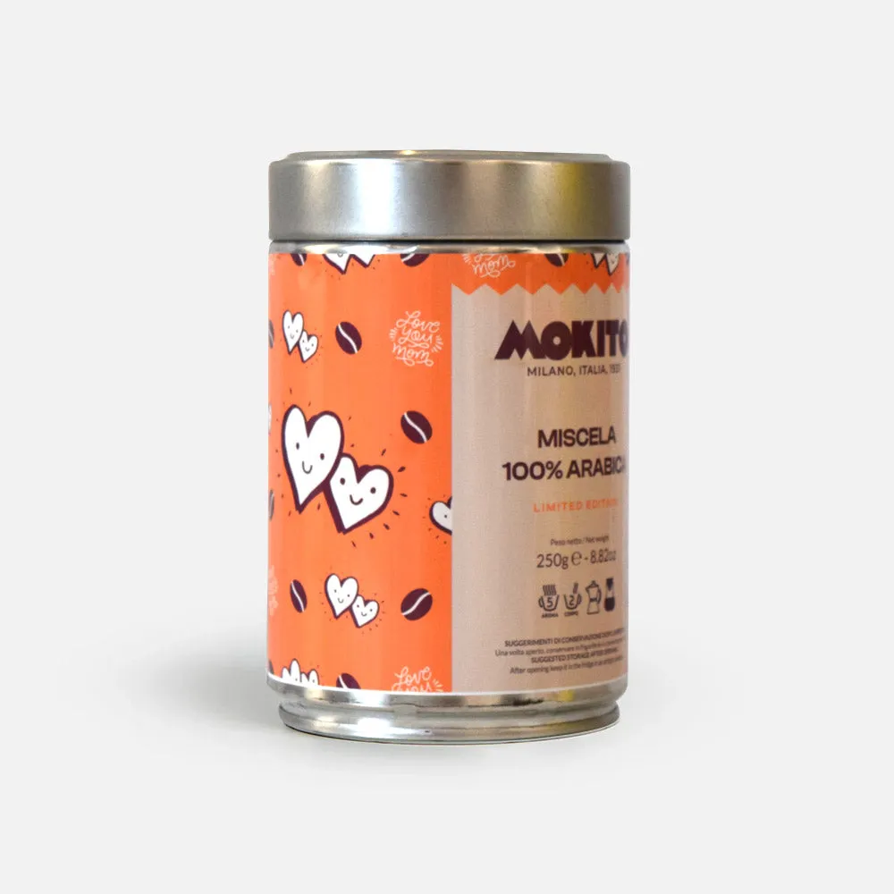 Mokito Best Mom caffè macinato 250g lattina arabica