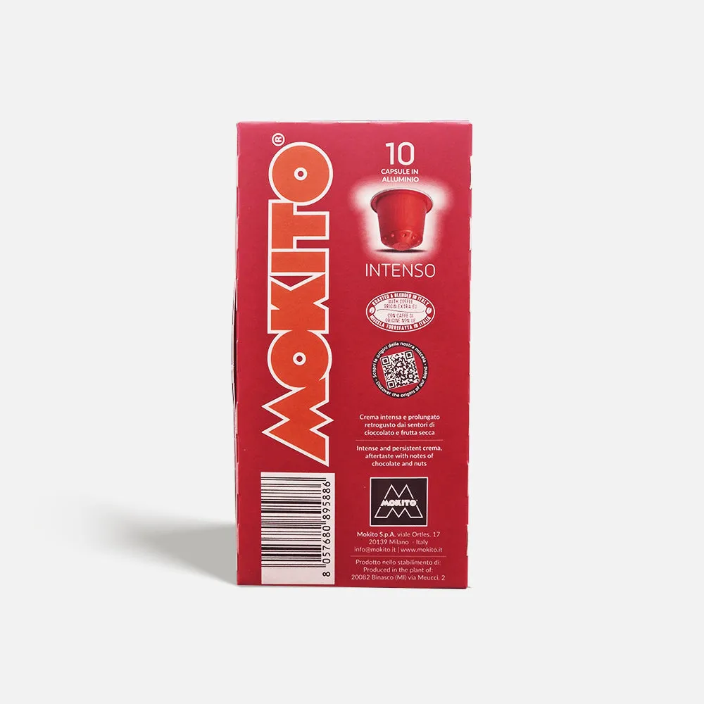 Mokito Intenso capsule caffe alluminio compatibili