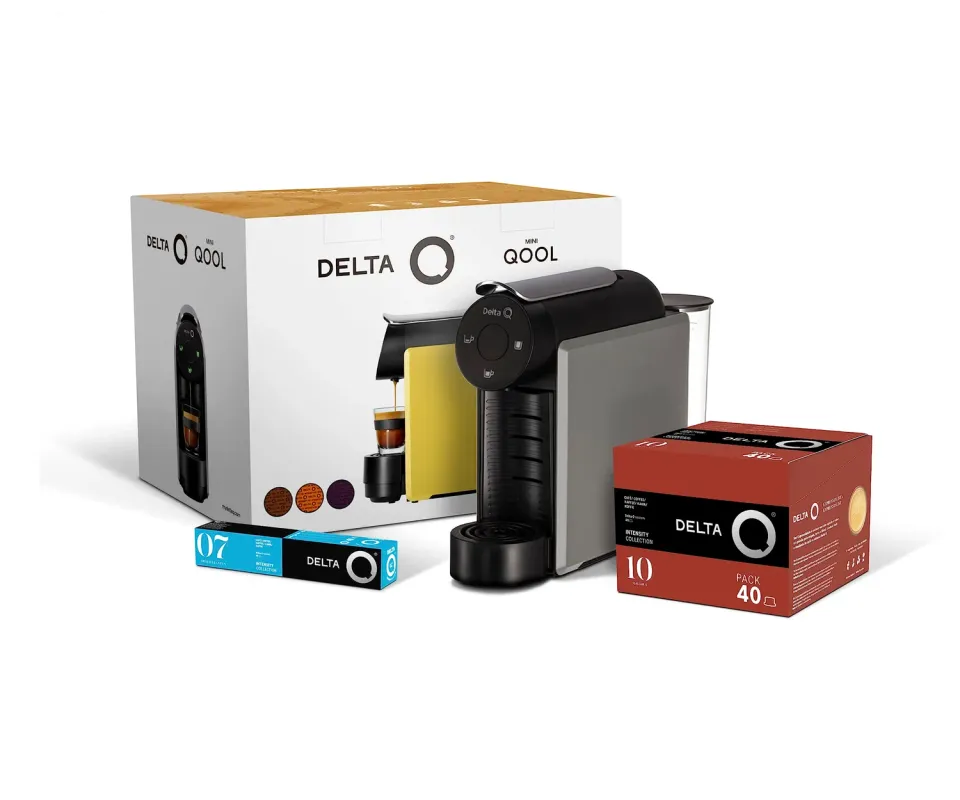 Delta Q MiniQool grigia macchina a capsule +50 capsule
