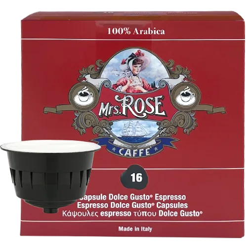 Mokamo Mrs. Rose capsule compatibili Dolce Gusto 100% arabica