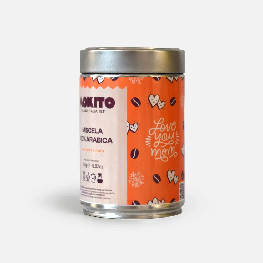 Mokito Best Mom caffè macinato 250g lattina arabica