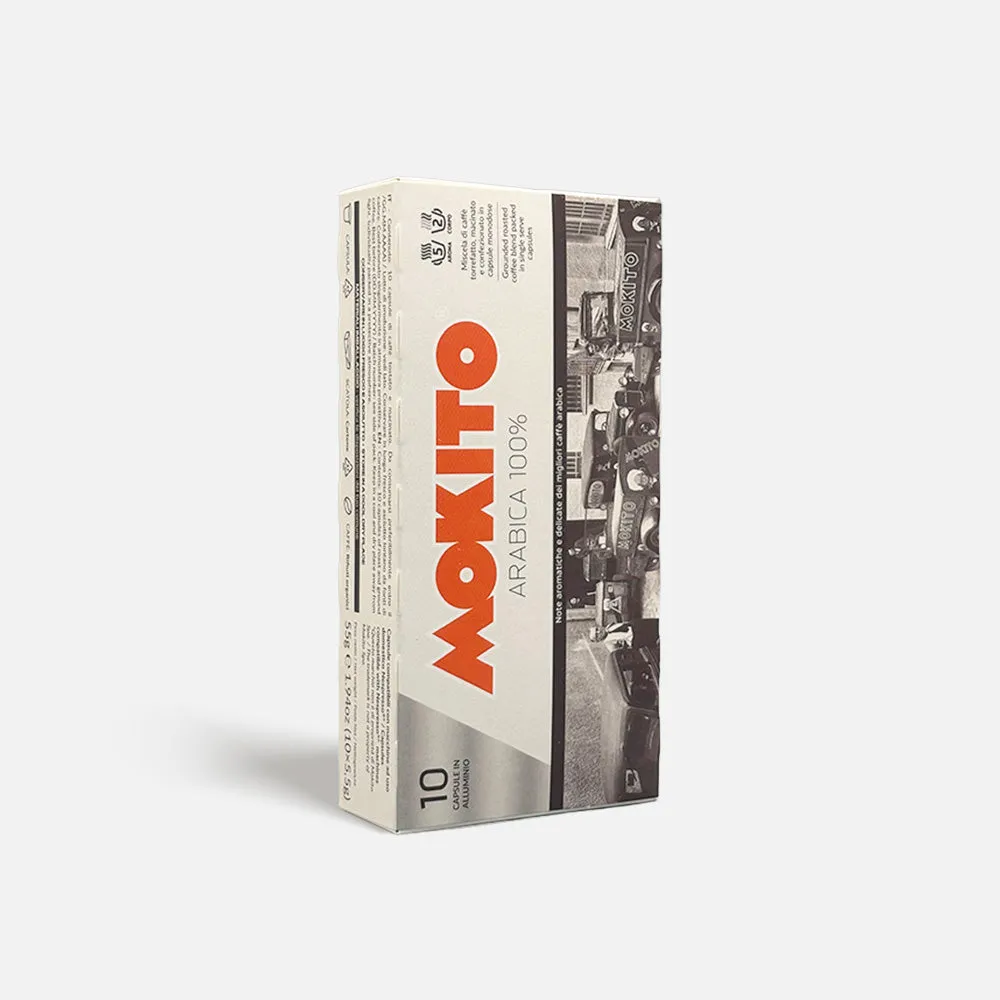 Mokito capsule caffè compatibili Nespresso alluminio