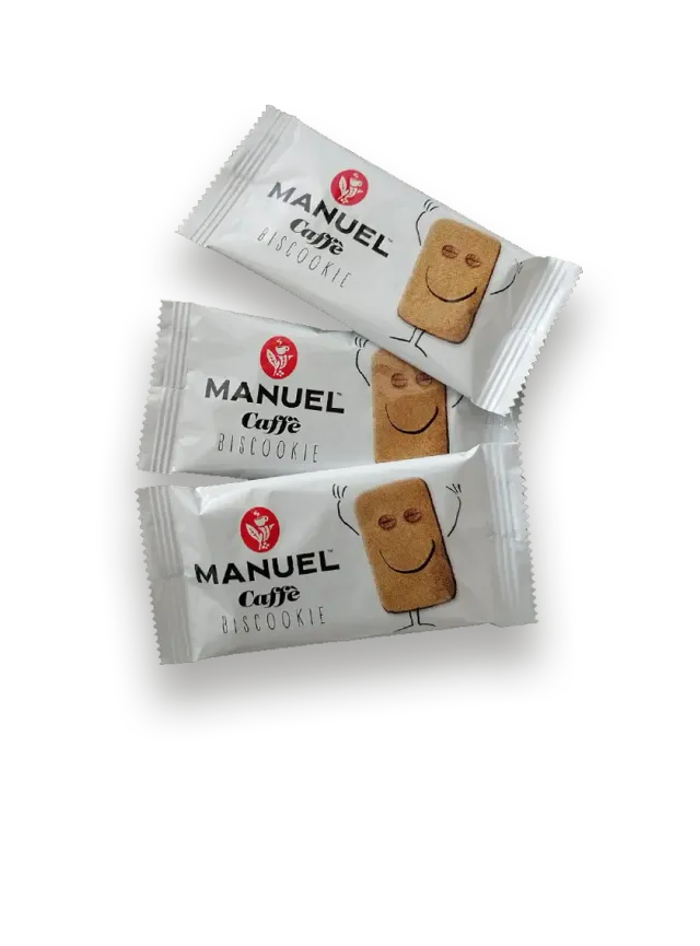 Manuel Caffè Biscookie biscotti caramellati monodose