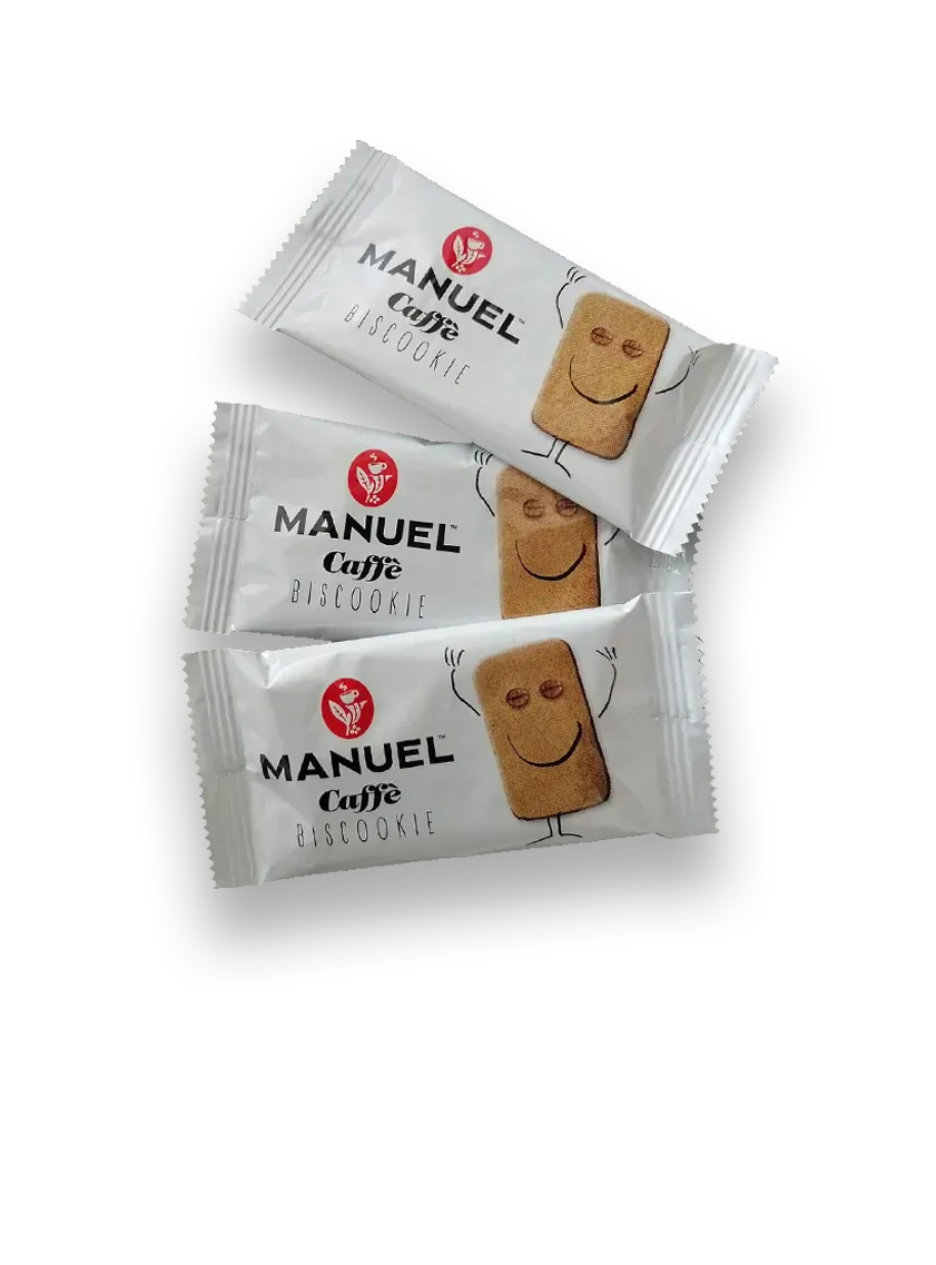Manuel Caffè Biscookie biscotti caramellati monodose