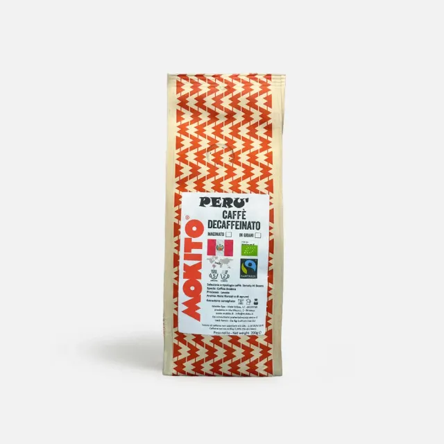 Mokito Monorigine Perù decaffeinato bio caffè 200g