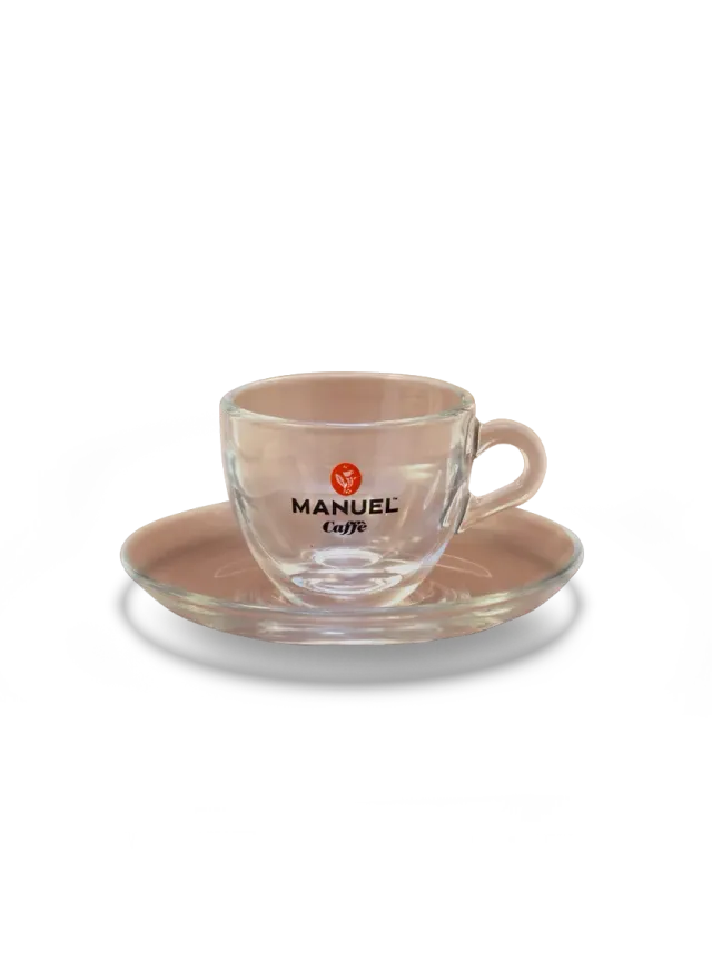 Manuel Caffè Merchandising Tazza Vetro 70 ml caffè