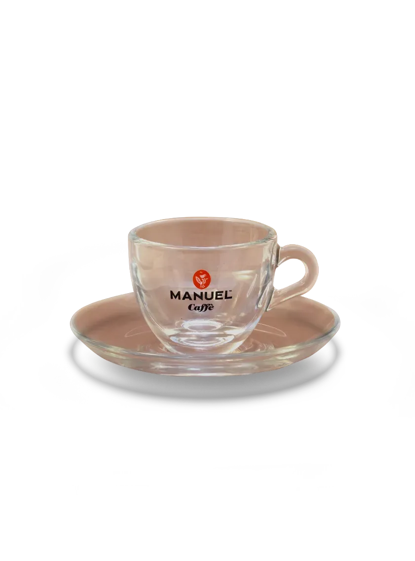 Manuel Caffè Merchandising Tazza Vetro 70 ml caffè