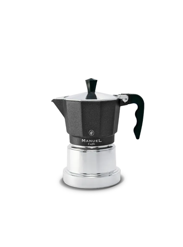 Manuel Caffè moka caffettiera 1 tazza nera