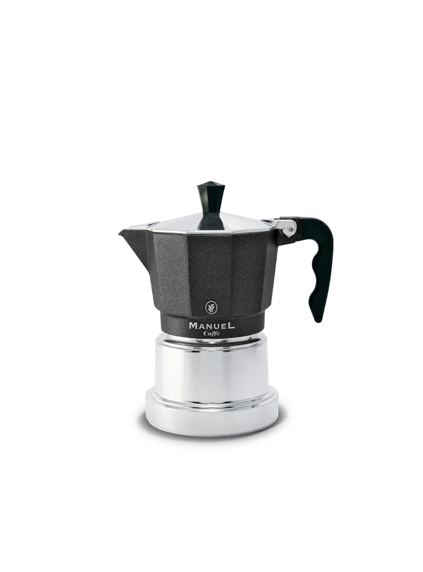 Manuel Caffè moka caffettiera 1 tazza nera