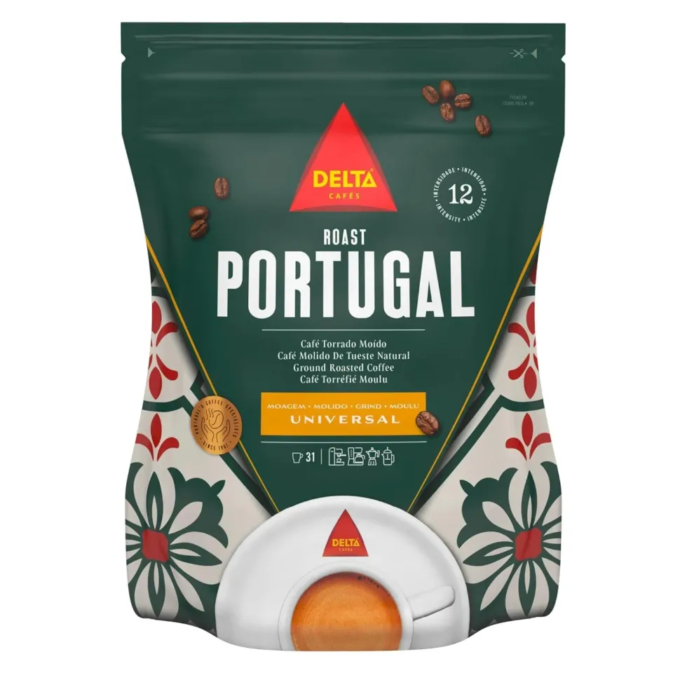 Delta Cafés Portugal Caffè Macinato 220 g Tostatura media