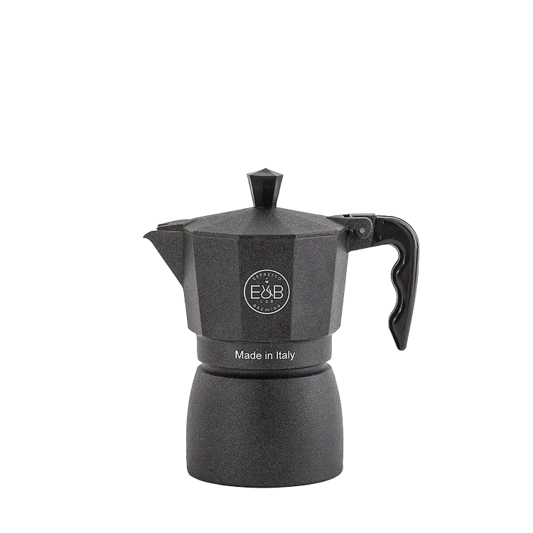 E&B Lab Classic Moka 3 Tazze Alluminio
