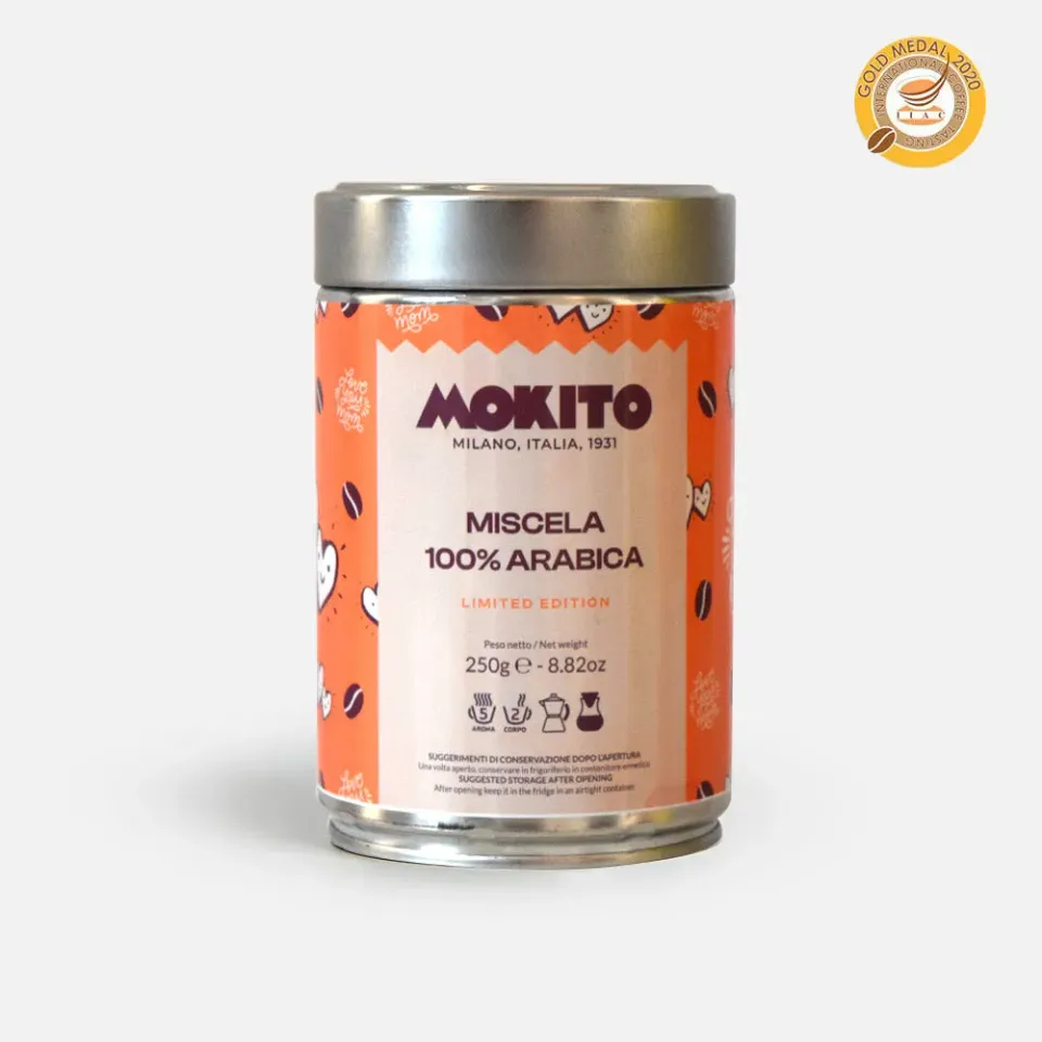 Mokito Best Mom caffè macinato moka 250g arabica