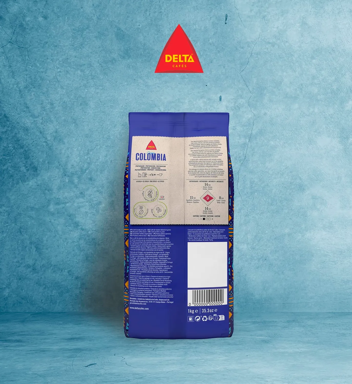 Delta Colombia caffè intensità 9