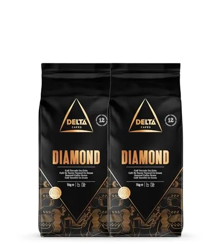 Delta Diamond caffe in grani 2x1kg intensita 12