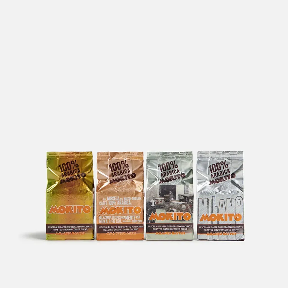 Mokito Arabica caffè macinato kit 4x64g per filtro