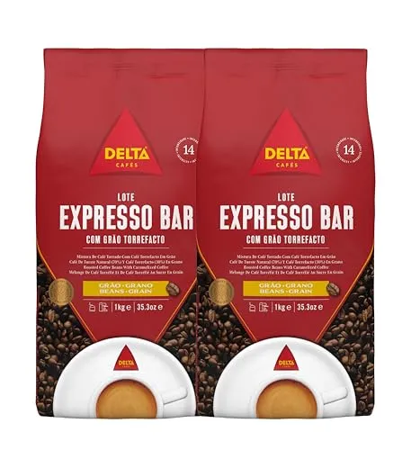 Delta Espresso Bar caffe in grani 2x1kg intensita 14