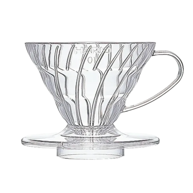 Hario V60 VD-02T dripper plastica trasparente 02