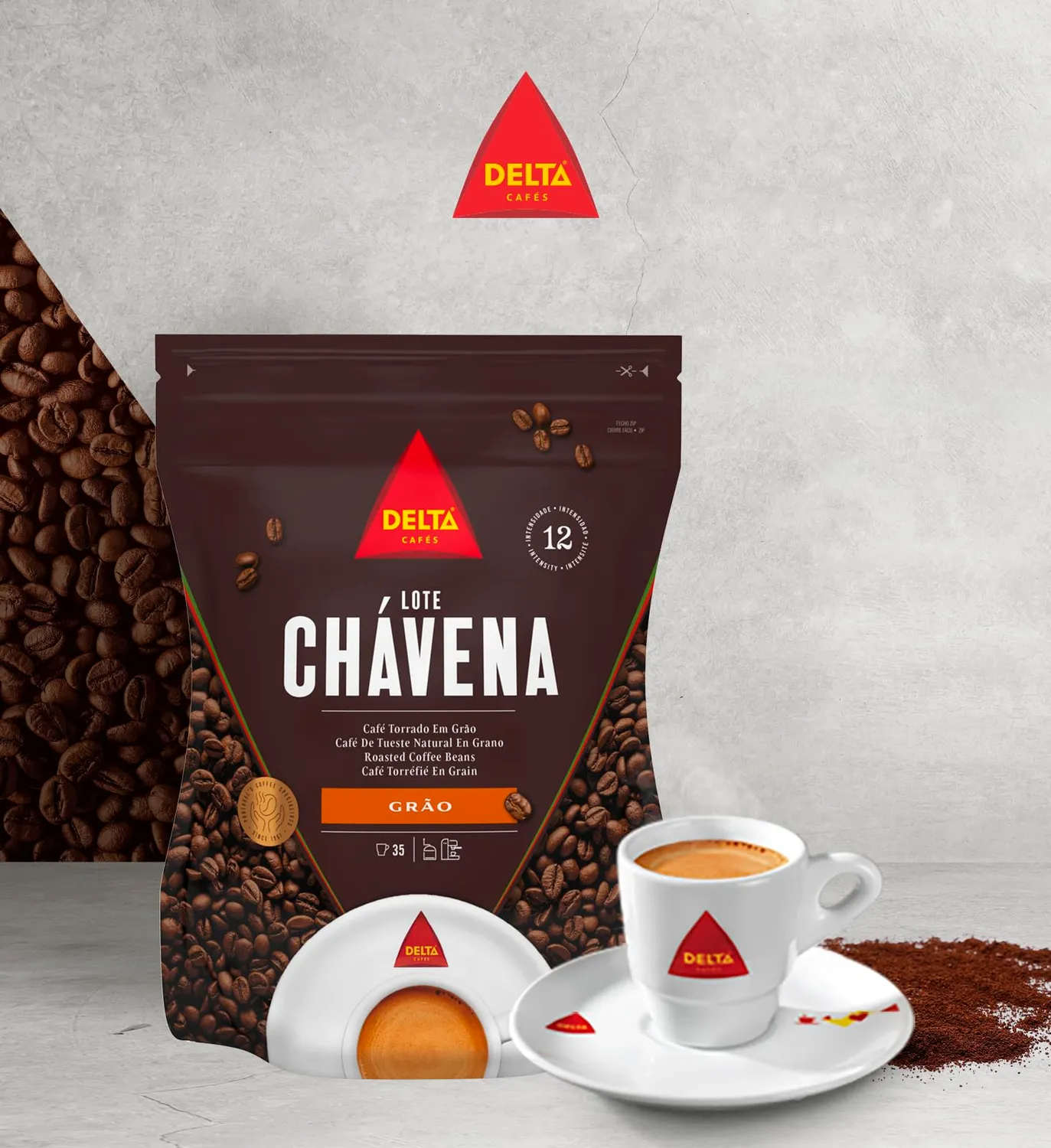 Delta Platinum caffe in grani 250g