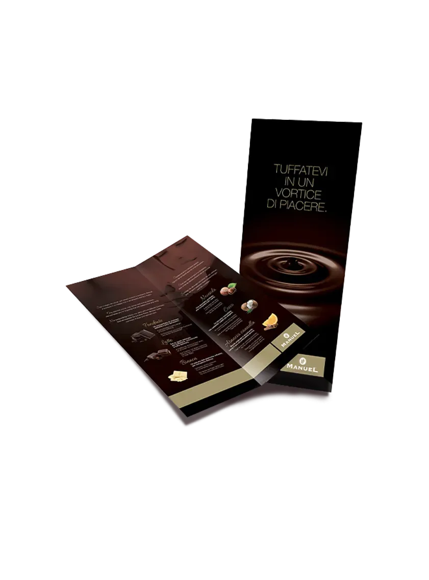 Manuel Caffè Menu cioccolate 6 gusti per bar