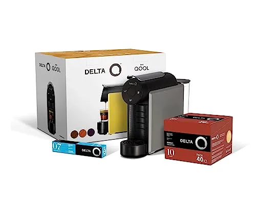Delta Q MiniQool grigia macchina a capsule +50 capsule