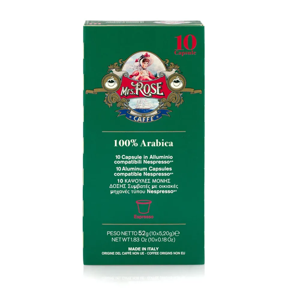 Mokamo Mrs. Rose capsule Nespresso 10 pz arabica