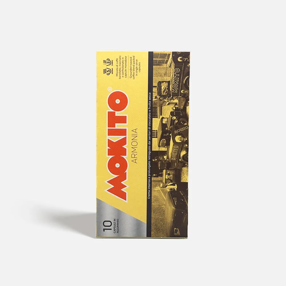 Mokito capsule caffè compatibili Nespresso alluminio