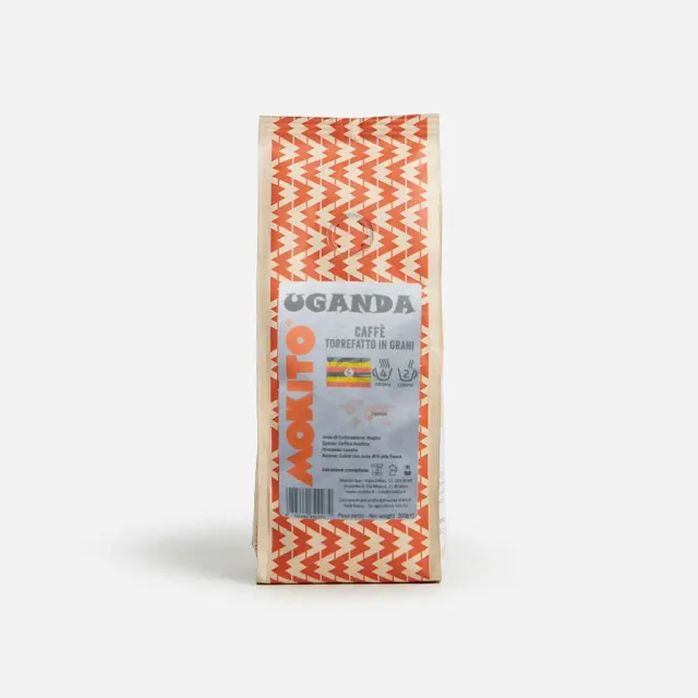 Mokito Uganda Monorigine caffè in grani arabica 200 g lavato