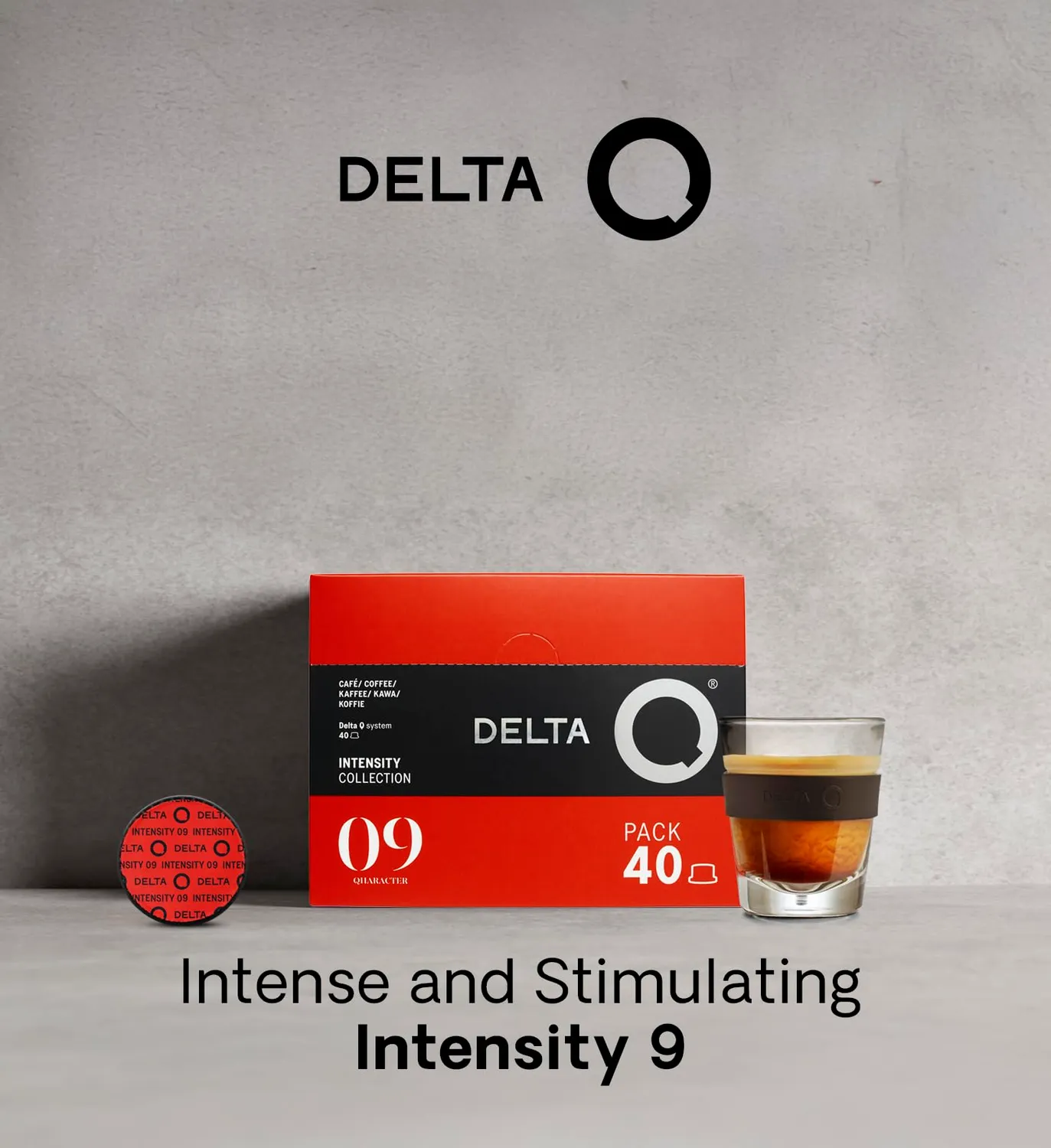 Delta Q Qharacter Capsule di Caffè Intensità 9 40 Capsule