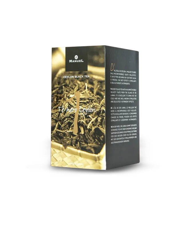 Manuel Caffè Millevoglie Finest Ceylon tè nero delicato