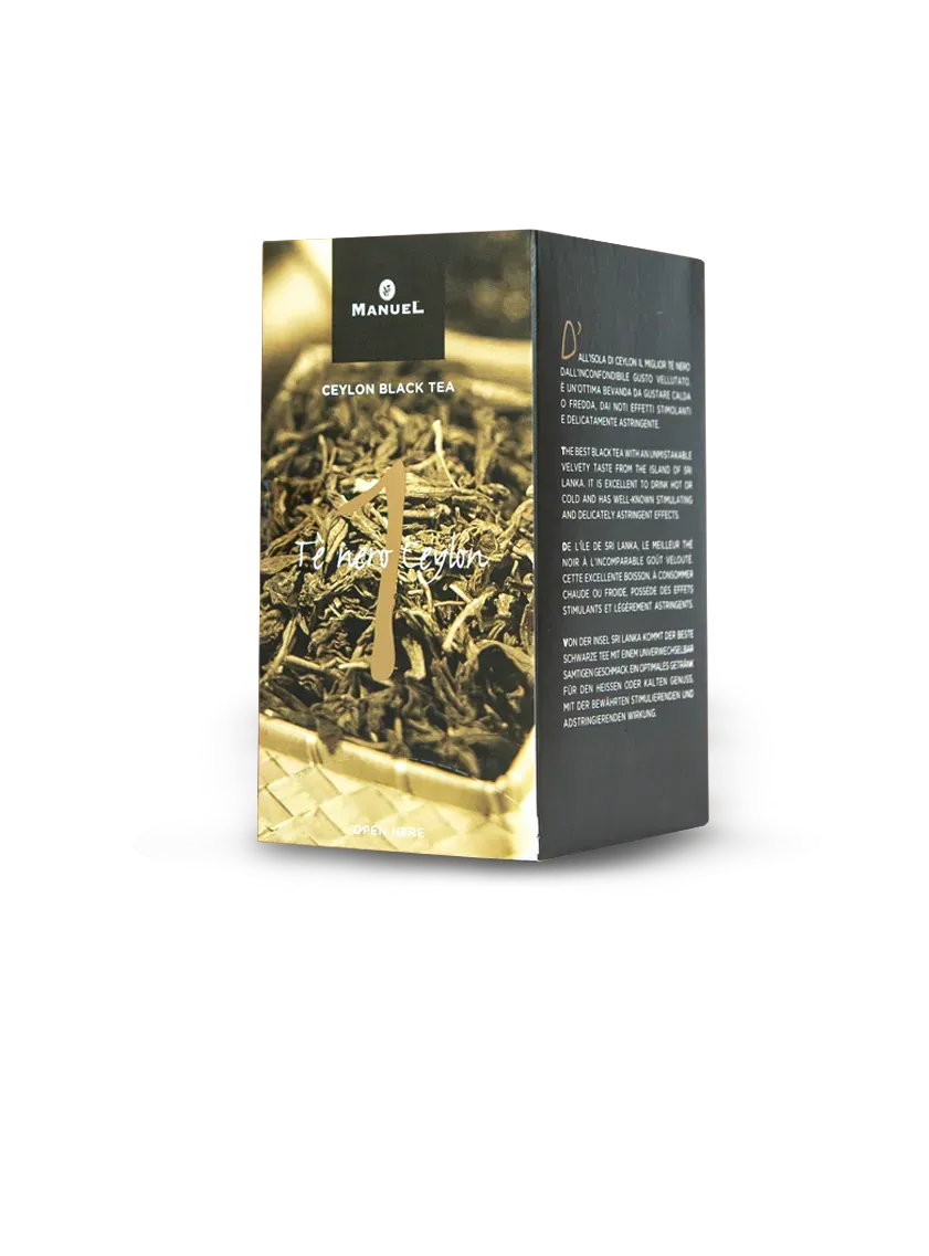 Manuel Caffè Millevoglie Finest Ceylon tè nero delicato