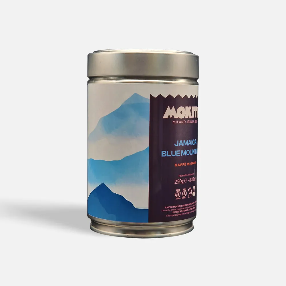 Mokito Jamaica Blue Mountain caffè in grani 100% arabica pregiato