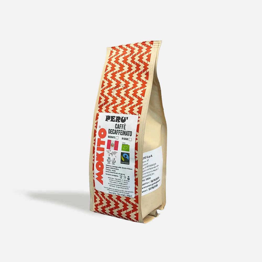 Mokito Monorigine Perù decaffeinato bio caffè 200g
